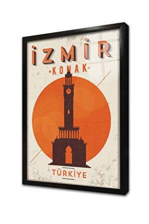 İzmir Çerçeveli Cam Tablo