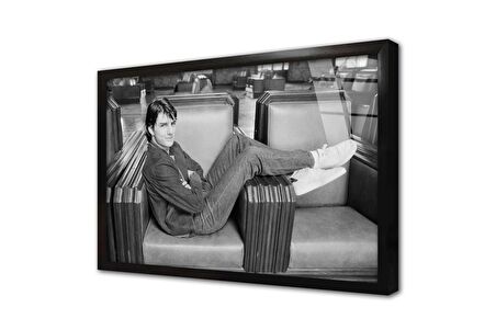 Tom Cruise Çerçeveli Cam Tablo
