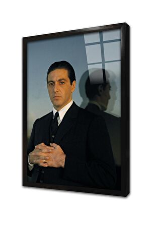 Michael Corleone Çerçeveli Cam Tablo