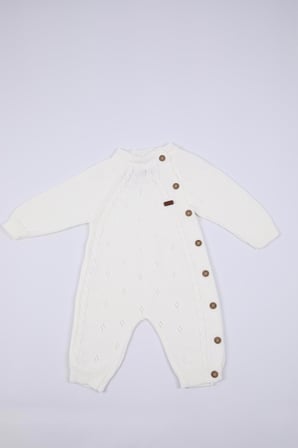Babyhola Kız Erkek Bebek Yenidoğan 0-3 ay Battaniye Tulum Şapka Patik Triko 4'lü Hastane Çıkışı Set Hediyelik 2688