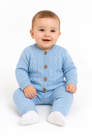 Erkek Bebek Triko Takımı 2650