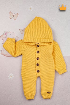 Babyhola Triko İçi Welsoft Kız-Erkek Bebek Tulum 2809