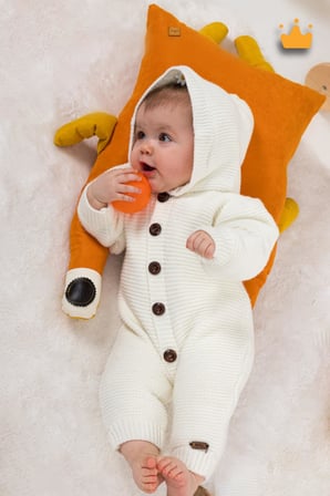 Babyhola Triko İçi Welsoft Kız-Erkek Bebek Tulum 2809