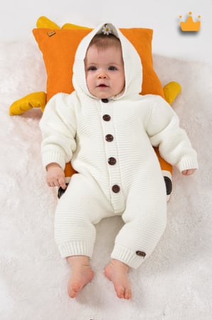 Babyhola Triko İçi Welsoft Kız-Erkek Bebek Tulum 2809