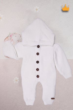 Babyhola Triko İçi Welsoft Kız-Erkek Bebek Tulum 2809