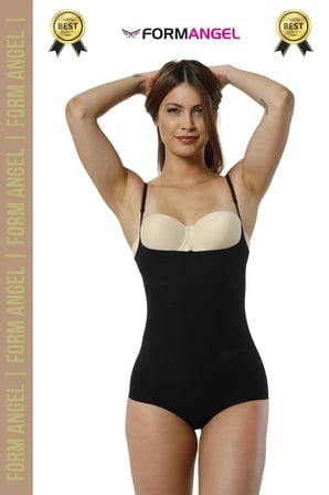 #Korse İz Göstermeyen Lazer Kesim Toparlayıcı Şekillendirici Kaymaz Göğüs Altı Body Korse - 1 Adet