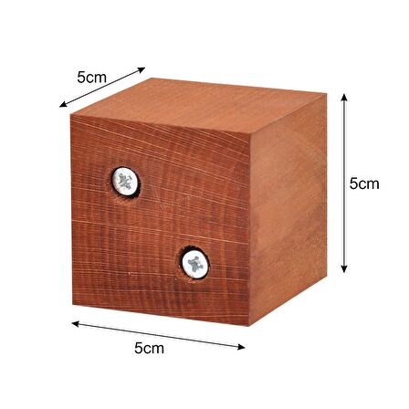 Masa Sandalye Koltuk Sehba Kanepe Ünite Ayak Yükseltici Ağaç Takoz Boy 5 cm En 5x5 cm