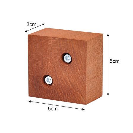 Masa Sandalye Koltuk Sehba Kanepe Ünite Ayak Yükseltici Ağaç Takoz Boy 3 cm En 5x5 cm