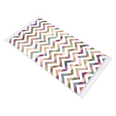 Dekoreko İpek Halı Dijital Saçaklı 2041 Desen 1