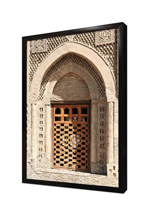 Ahşap Oyma Kapı Çerçeveli Mdf Tablo