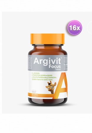 Argivit Focus 30 Tablet 16 Adet