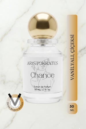 Chance Kadın Extrait de Parfüm 50 ML | Çiçeksi, Vanilyalı | İris, Misk, Yasemin, Vanilya