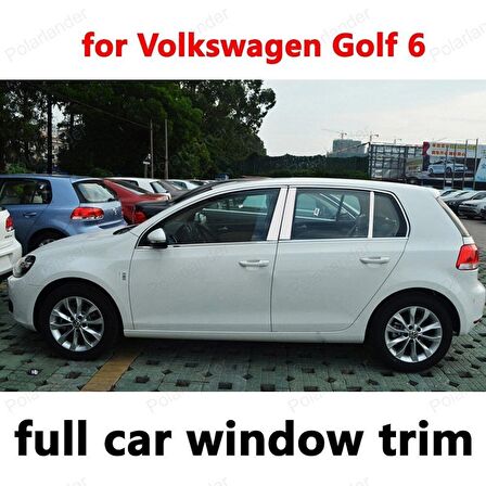 Vw golf 6 cam çerçevesi kenar çıtası krom tamtur 2008 / 2012