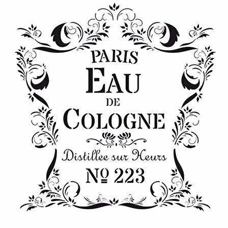 HOME DECOR STENCIL HD-29 45X45