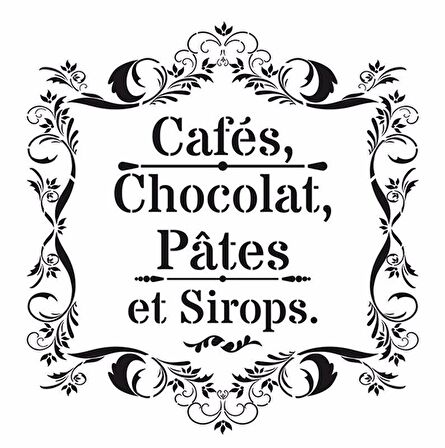 HOME DECOR STENCIL HD-30 45X45