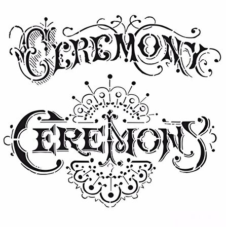 HOME DECOR STENCIL HD-33 45X45