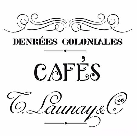 HOME DECOR STENCIL HD-37 45X45