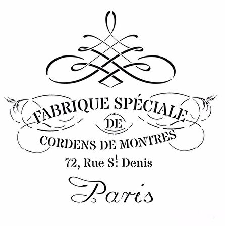 HOME DECOR STENCIL HD-39 45X45