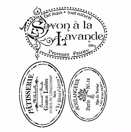 HOME DECOR STENCIL HD-44 45X45