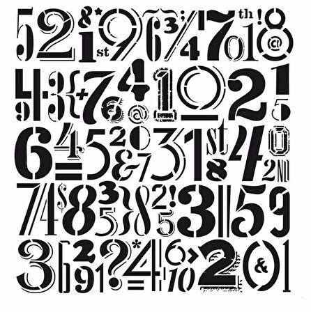 HOME DECOR STENCIL HD-58 45X45