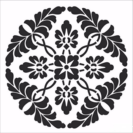 HD113 Home Dekor Stencil 45x45