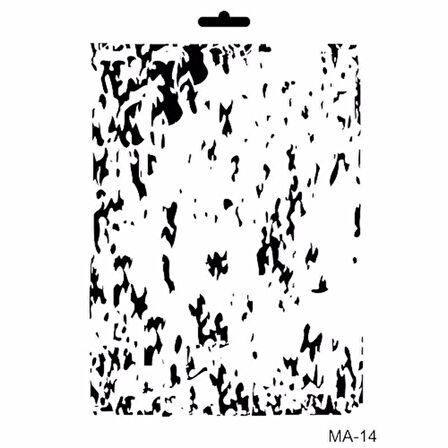 MIX MEDİA STENCIL MA SERİSİ MA14 21X29