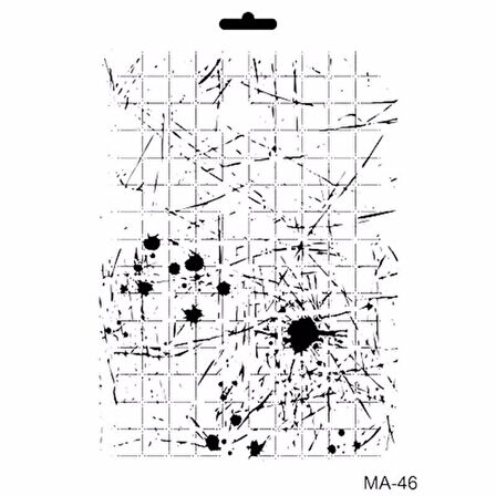 MIX MEDİA STENCIL MA SERİSİ MA46 21X29