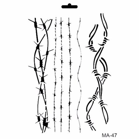 MIX MEDİA STENCIL MA SERİSİ MA47 21X29