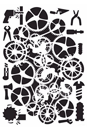 Mıx Media Stencıl Ma Serisi Ma82 21x29