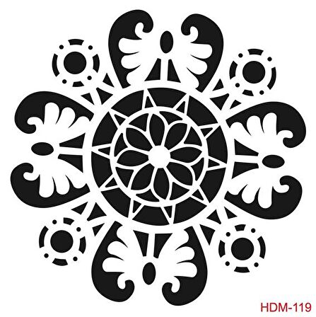 HDM119 Home Dekor Midi Stencil (25X25)