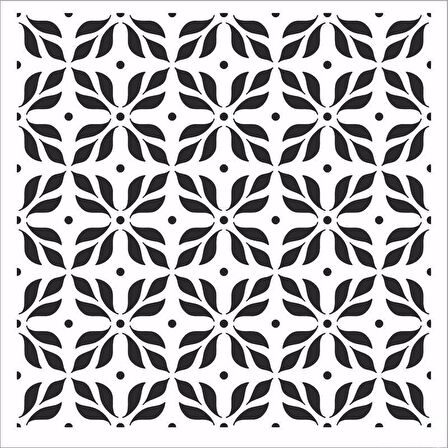 HOME DECOR MİNİ STENCIL HDM-152 25X25