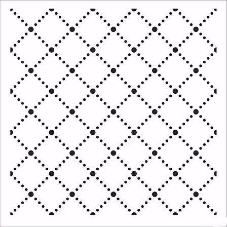 HDM158 Home Dekor Midi Stencil (25X25)