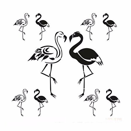 HOME DECOR MİNİ STENCIL HDM-176 25X25