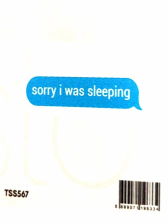 The Sticker Story Sorry İ Was Sleeping Tss0567 Kişileştirme Stickerı - 2 adet