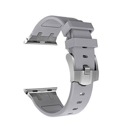 Apple Watch Uyumlu 44mm Zore KRD-89 Silikon Kordon 