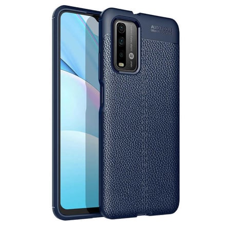 Xiaomi Poco M3 Kılıf Zore Niss Deri Desenli Silikon Kılıf