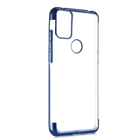 Alcatel 3X 2020 Kılıf Zore Dört Köşeli Lazer Silikon Kılıf