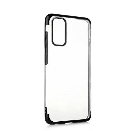 Galaxy S20 Plus Kılıf Zore Dört Köşeli Lazer Silikon Kılıf