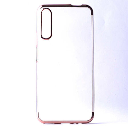 Huawei P Smart Pro 2019 Kılıf Dört Köşeli Lazer Silikon Kılıf