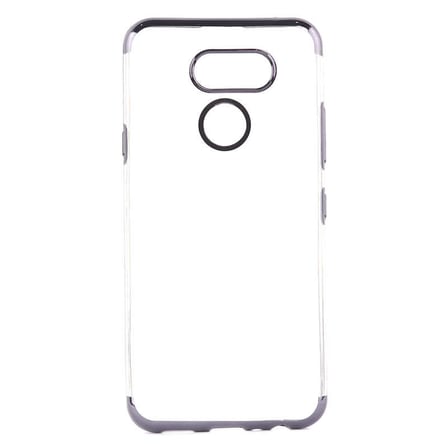 LG K40S Kılıf Zore Dört Köşeli Lazer Silikon Kılıf