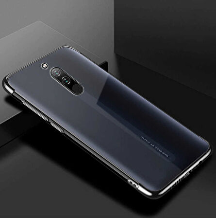 Xiaomi Redmi 8 Kılıf Zore Dört Köşeli Lazer Silikon Kılıf