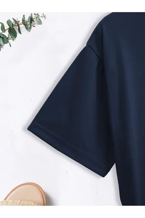 Unisex Renkli Balıklar Baskılı Tasarım Tshirt
