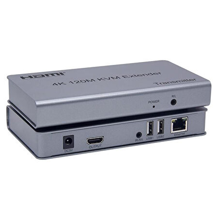 Powermaster PM-22509 Hdmı Kvm Extender 120 Metre 4K Görüntü Aktarıcı