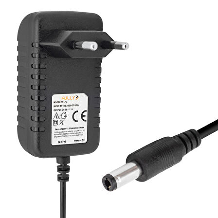 Fully O-1612C 9 Volt 1 Amper Priz Tipi Adaptör 5.5 X 2.5 Uç 