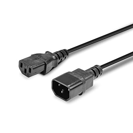 S-link Sl-Pm70 3x0.75 1.5 Metre C7 Bilgisayar Monitör Elektirik Uzatma Kablosu  Ara Kablo 
