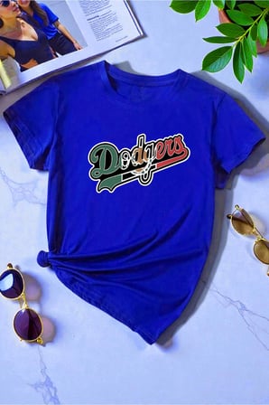 Erkek Dodgers Baskılı Tasarım Tshirt