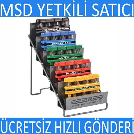 Medikaltec Egzersiz Yayı Set 5 RENK Msd Digi-Flex El Parmak Kuvvetlendirici