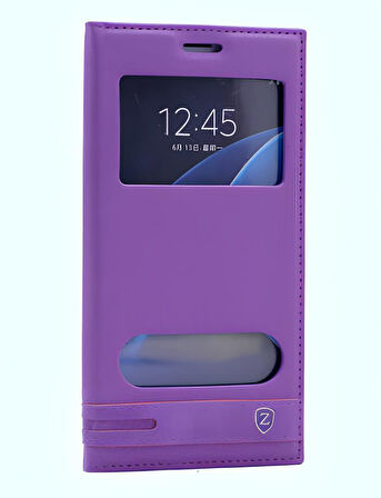 Galaxy A5 2017 Kılıf Elite Pencereli Kapaklı Kılıf