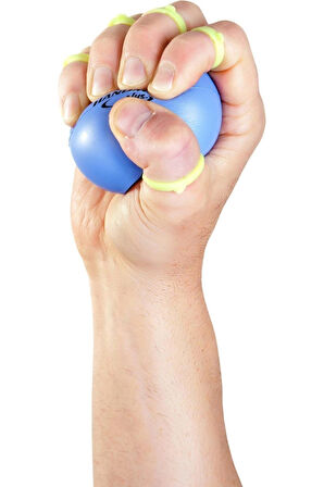 Medikalcim Msd Hand Master Plus Parmak Ve El Egzersiz Güçlendirme Kuvvetlendiricimavi Renk (yumuşak)