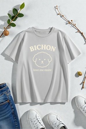 Unisex Love Me More Baskılı Tasarım Tshirt